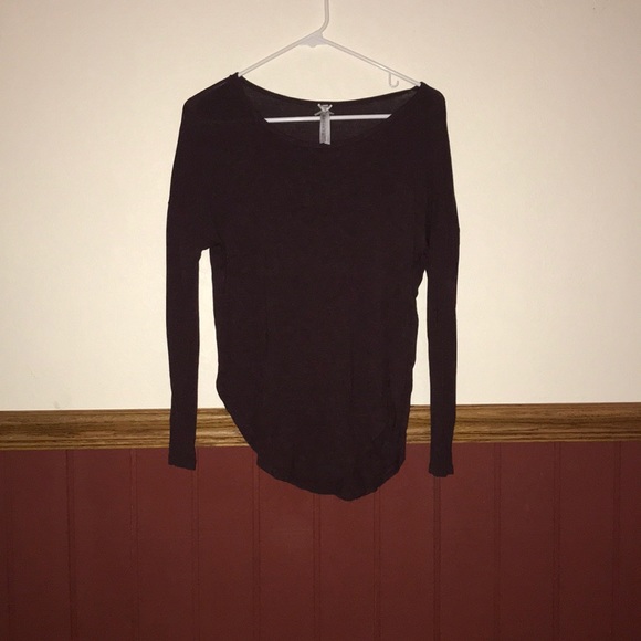 Burgundy long sleeve t - Picture 1 of 1